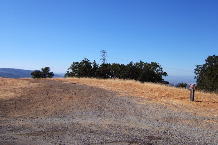 Adobe Trail at lower junction with Montebello Rd.