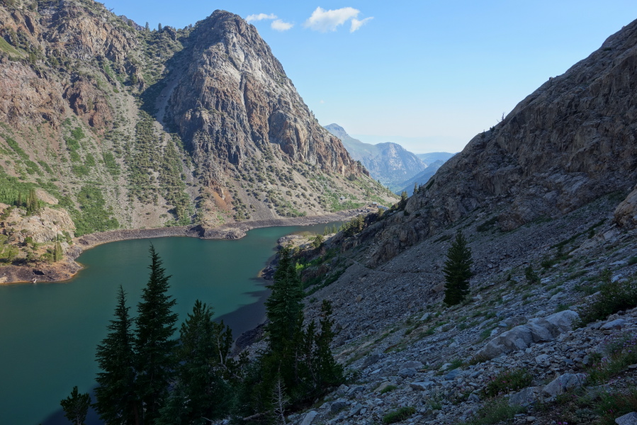 View back toward Agnew Lake