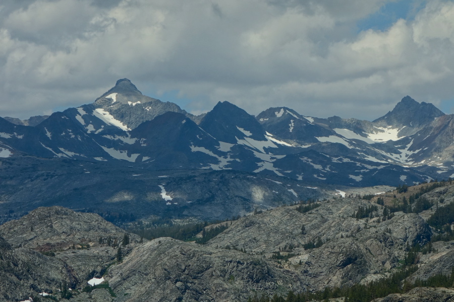 Mount Davis (left) and Rogers Peak from High Trail