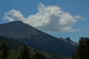 San Joaquin Mountain and Two Teats from near Agnew Pass