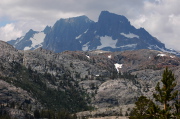 Ritter and Banner rise ominously in the distance.