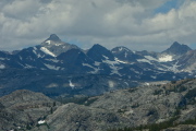 Mount Davis (left) and Rogers Peak from High Trail