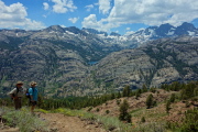 Brian and Nancy on the High Trail above Shadow Lake