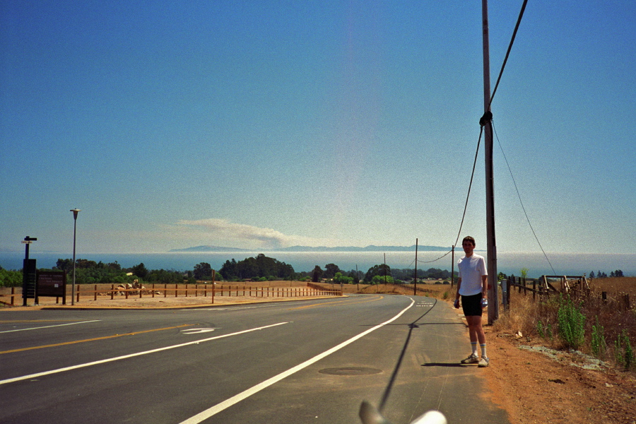 Bill on Empire Grade Rd. near UCSC.