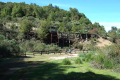Old trestle for the April Tunnel