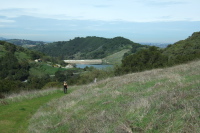 Gino and Frank descend Enriquita Trail.