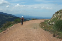Frank presses on down the Castillero Trail.
