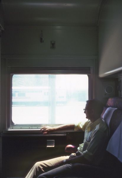The view out our roomette's window.