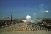 The San Francisco Zephyr departs Oakland