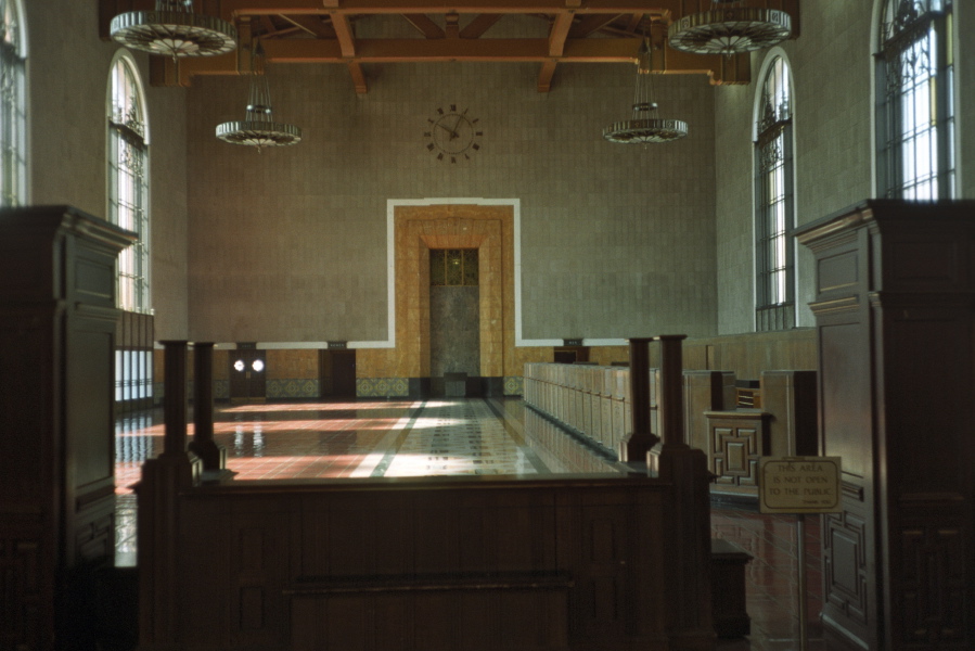 Los Angeles Union Station, old ticket counter