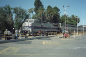 The San Joaquin arrives.