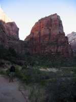 Bill in front of Angel's Landing.