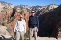 David and Bill on Angel's Landing (1).