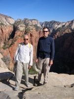 David and Bill on Angel's Landing (3).
