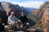 David and Bill on Angel's Landing (4).