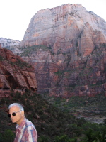 David in front of the Great White Throne.