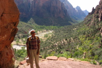 Zion Canyon in the late morning light.