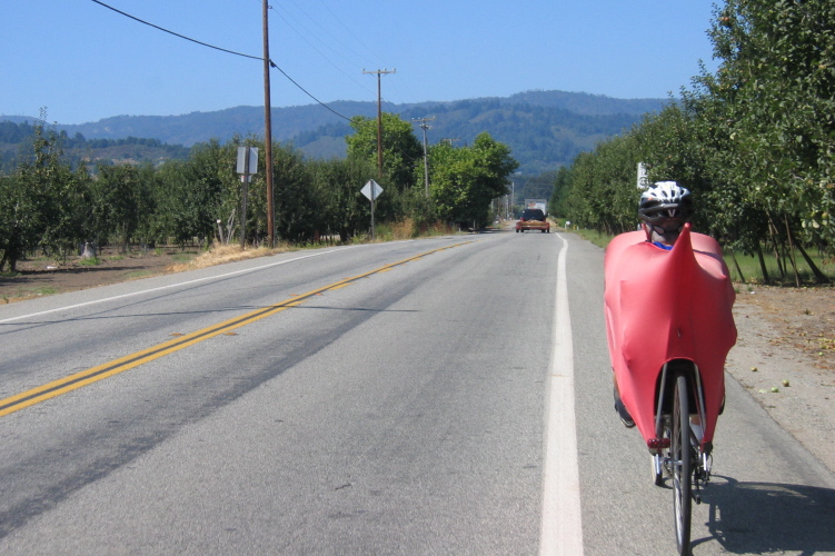 Riding north on Corralitos Rd.