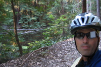 An unexpected small lagoon next to the road. (1380ft)
