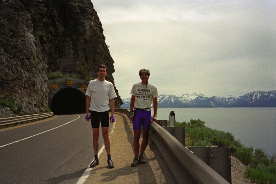 Bill and Willie Stewart at Cave Rock Tunnel