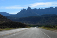 Approaching Zion National Park near Rockville.