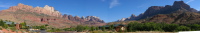 Zion Canyon from Springdale, UT.