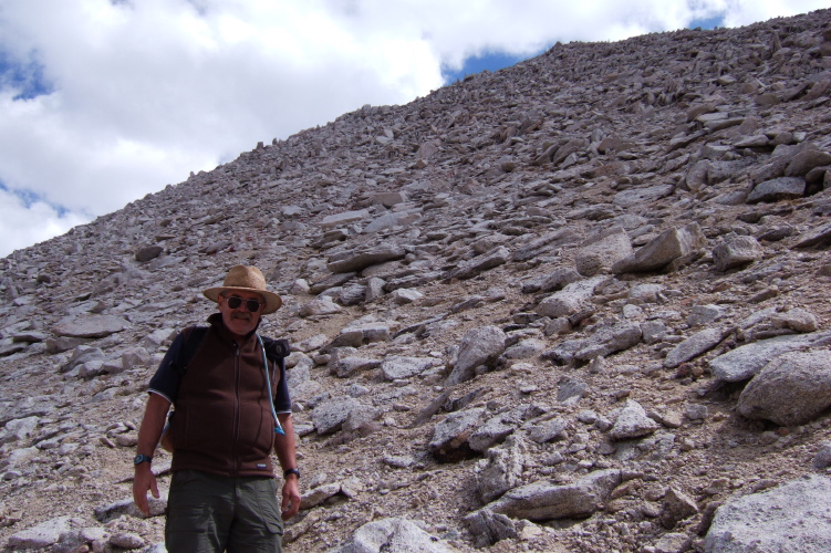 Ron Bobb where we turned back on this approach to Mt. Starr.