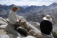 Bill and David on shoulder of Mt. Starr.
