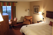 Room at Hampton Inn.