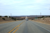 Heading west on TX-158 from US-87.