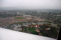 Approaching SJC over Sun Computer's Agnew campus