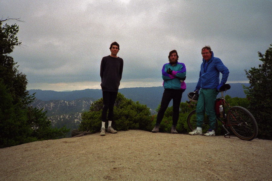 Bill, Jude, and Brent on Chalk Mountain.