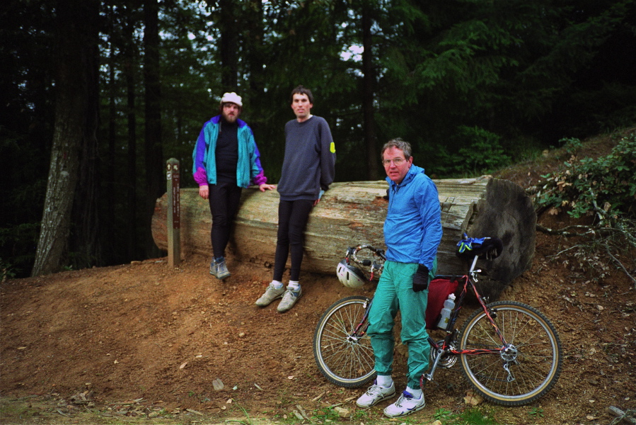 The haggard bunch at the top of China Grade.