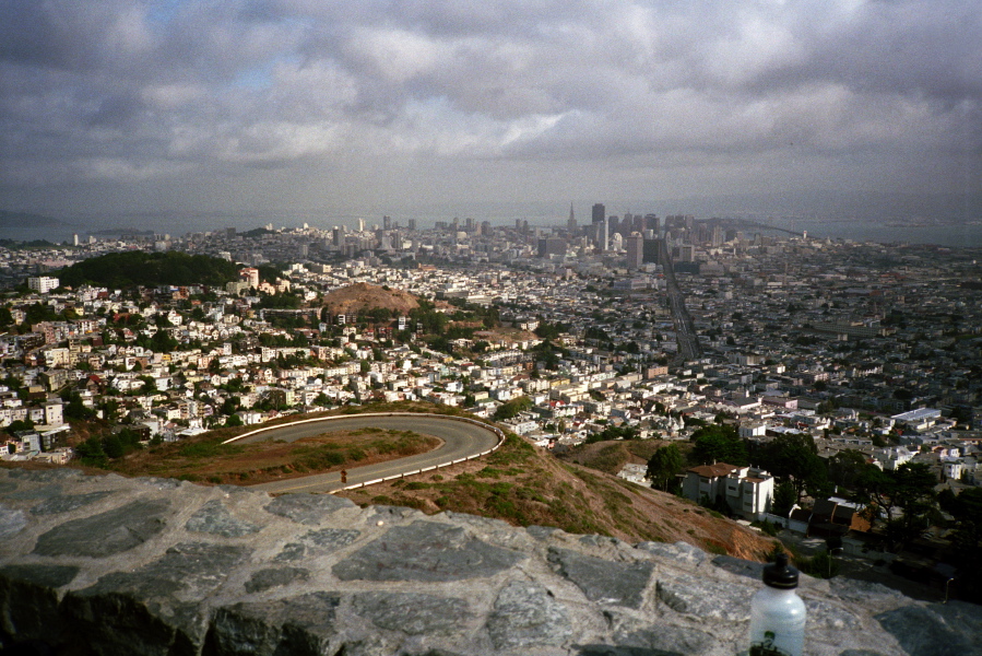 Downtown San Francisco from Twin Peaks.
