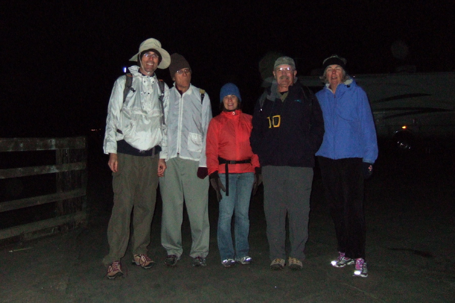 Bill, David, Anna, Ron, and Alice at Seacliff Beach