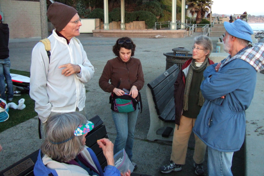 David recounts the tale of the ticks.