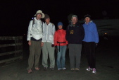 Bill, David, Anna, Ron, and Alice at Seacliff Beach