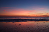 Sunset from Seacliff State Beach.