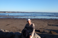 David at Capitola Beach.