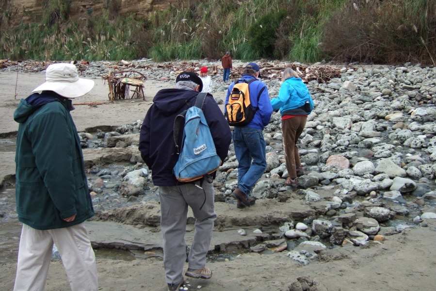 Making our way across the mouth of Porter Creek
