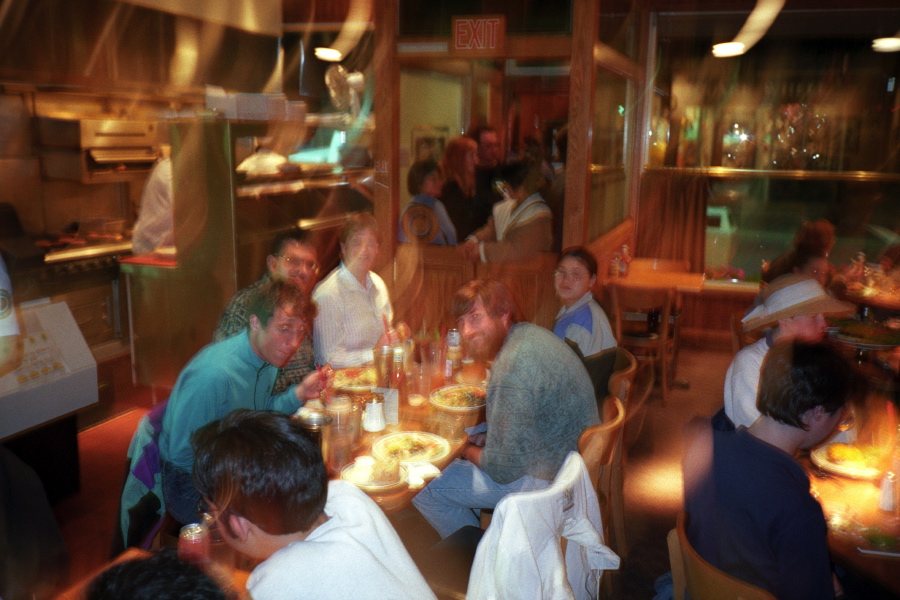 Dinner at Fatapple's.