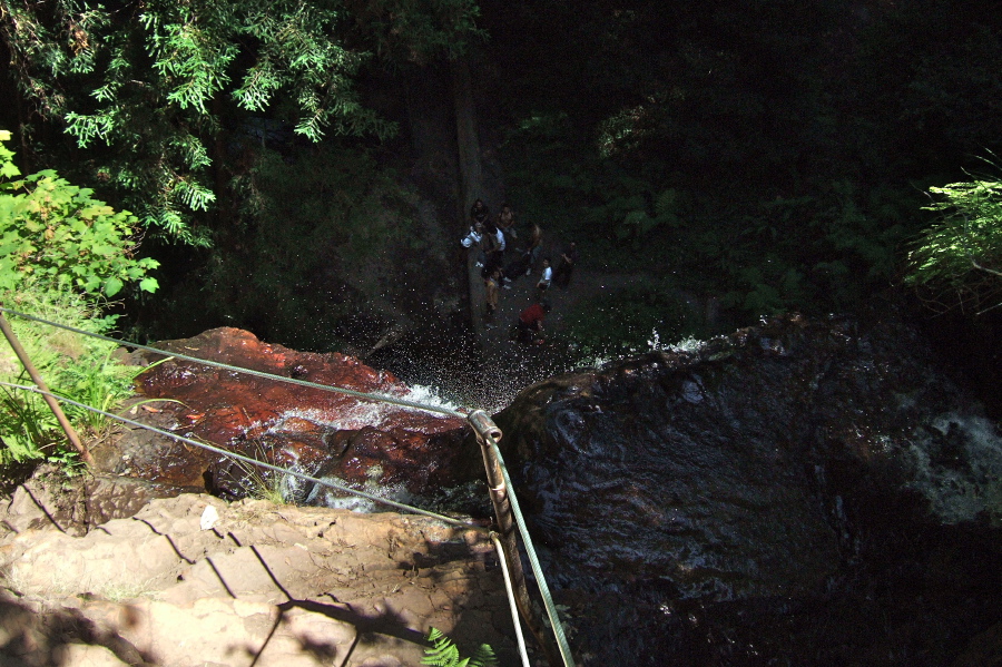 The brink of Silver Falls