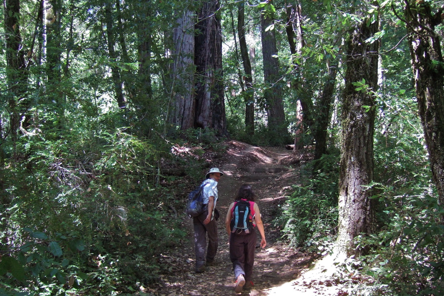 Frank and Stella head west on the Sunset Trail.