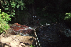 The brink of Silver Falls