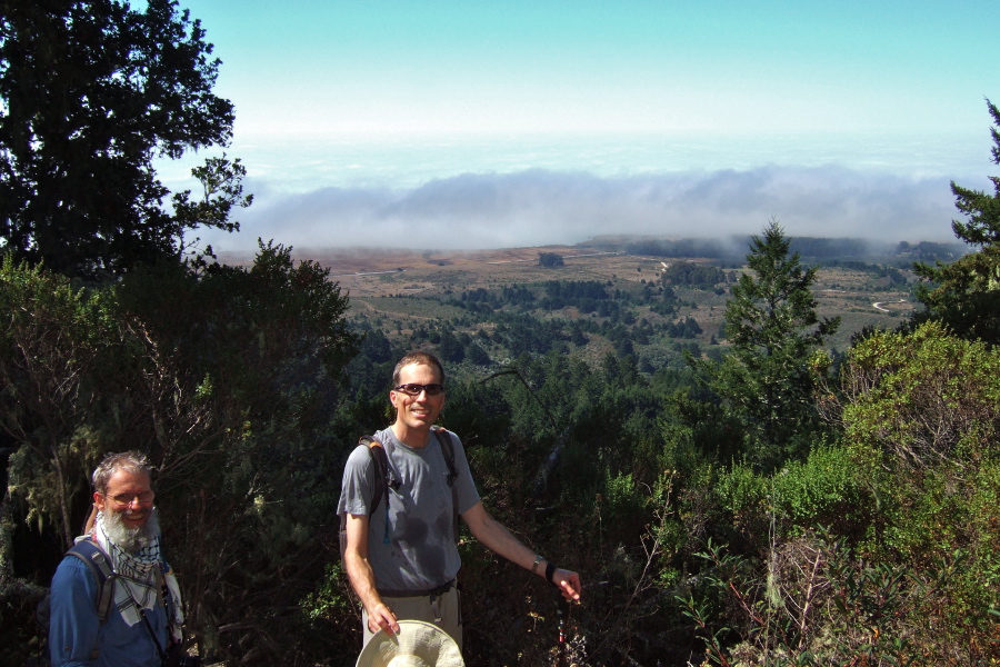 Frank and Bill at the upper vista point