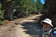 Chalk Mountain Road ascends to Chalk Mountain.