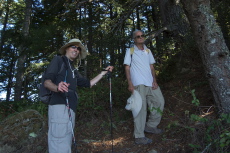 Bill and David at the lower vista point