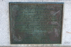 Cañada de la Salud plaque