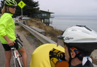 Laura and Bill along East Cliff Drive (40ft)