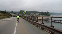 Descending into tourist town Capitola (40ft)